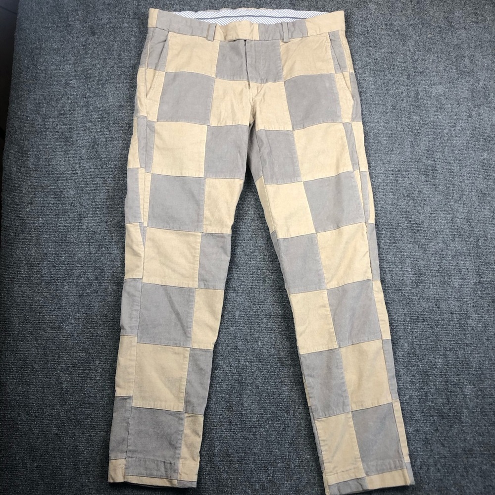 Brooks Brothers Men's Milano Fit Patchwork Stretch Corduroy Pants